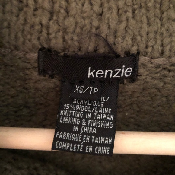 KENZIE green button front sweater - Picture 6 of 7